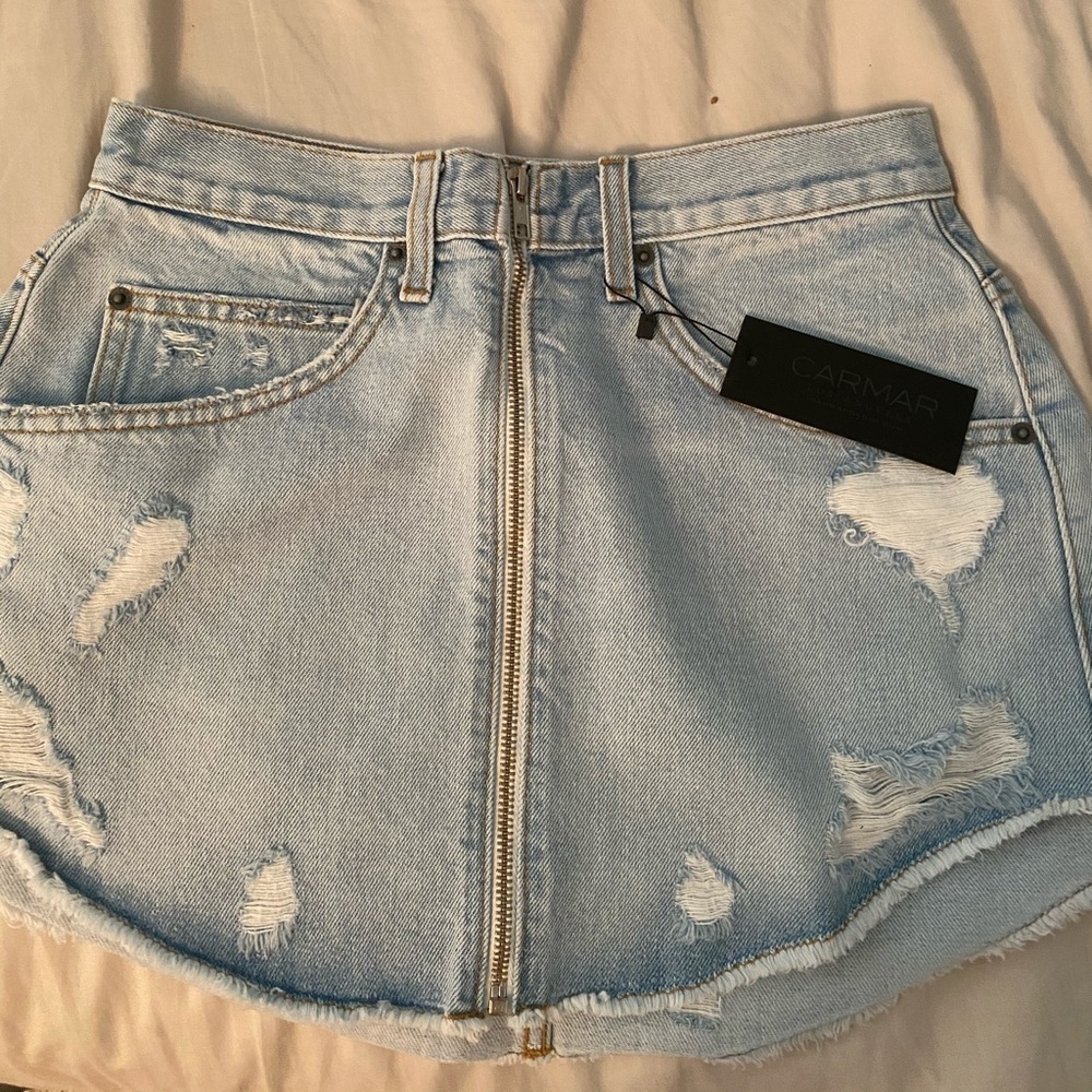 NWT LF CARMAR denim skirt